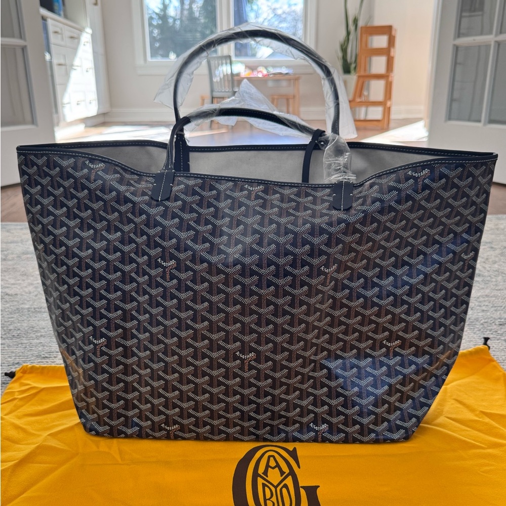 Goyard Saint Louis GM in Navy blue